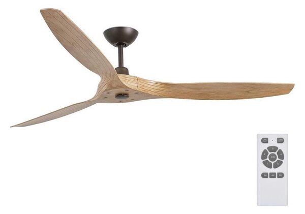 FARO 33519 - Stropní ventilátor MOREA hnědá pr. 152 cm + dálkové ovládání