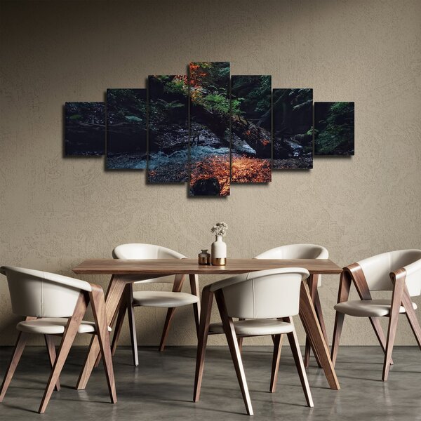Obraz horské říčky (210x100 cm)