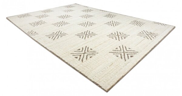 Koberec PURE Kvadraty geometrický 5842-17731 krém / zelený