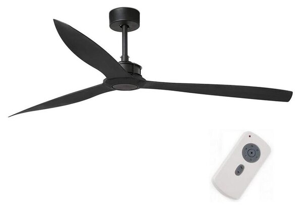 FARO 33432 - Stropní ventilátor JUST FAN XL pr. 178 cm černá + dálkové ovládání