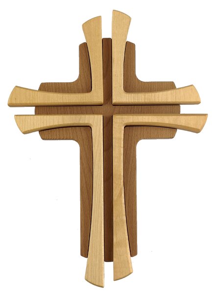 AMADEA Dřevěný kříž 35 cm