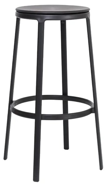 Infiniti Černá otočná barová židle Round&Round 76,5 cm