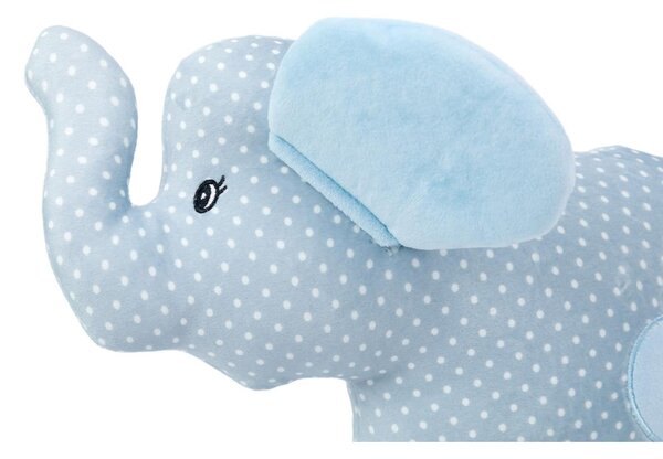 Tegatex Plyšák-polštářek slon z mikrospandexu, 30cm, modrý