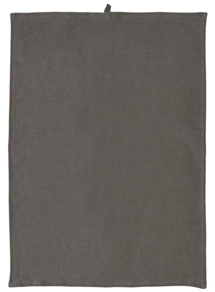 Södahl Hnědá lněná utěrka Pure Linen 50 x 70 cm