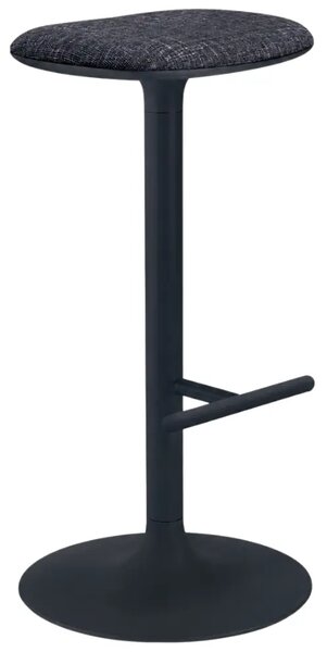 Infiniti Tmavě šedá barová židle Flink 76 cm