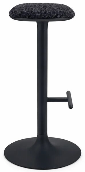 Infiniti Tmavě šedá barová židle Flink 76 cm