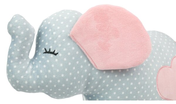 Tegatex Plyšák-polštářek slon z mikrospandexu, 30cm, růžový