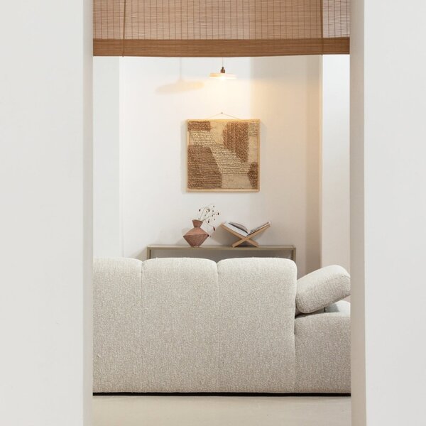 -25 % Dny MOMENTI– WOOOD Světle hnědý kovový TV stolek Ellise 120 x 35 cm