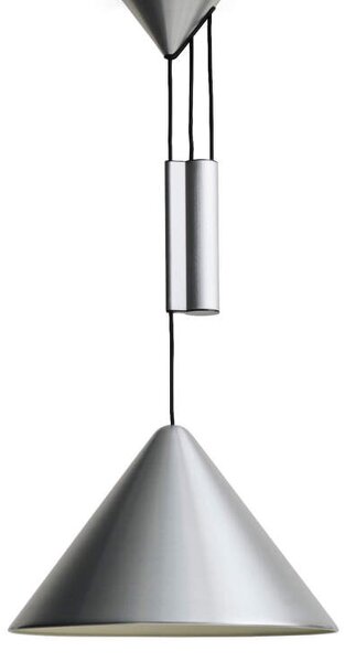 HAY Nastavitelné závěsné svítidlo Compass 430, brushed aluminium AE387