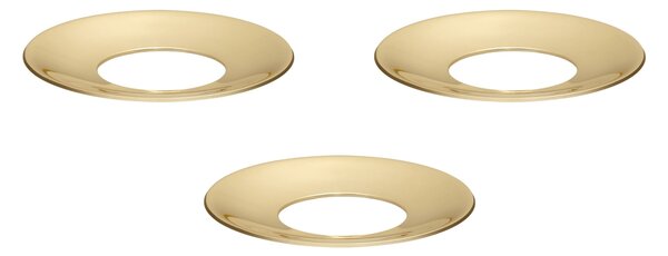 Ochranný kroužek na svíčku STOFF Nagel Solid Brass – set 3 ks
