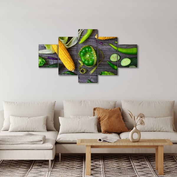 Obraz se zeleninou (125x70 cm)