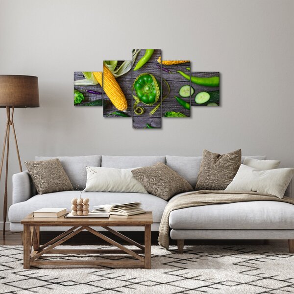 Obraz se zeleninou (125x70 cm)