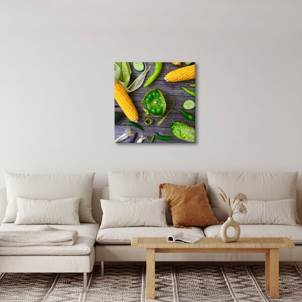 Obraz se zeleninou (30x30 cm)