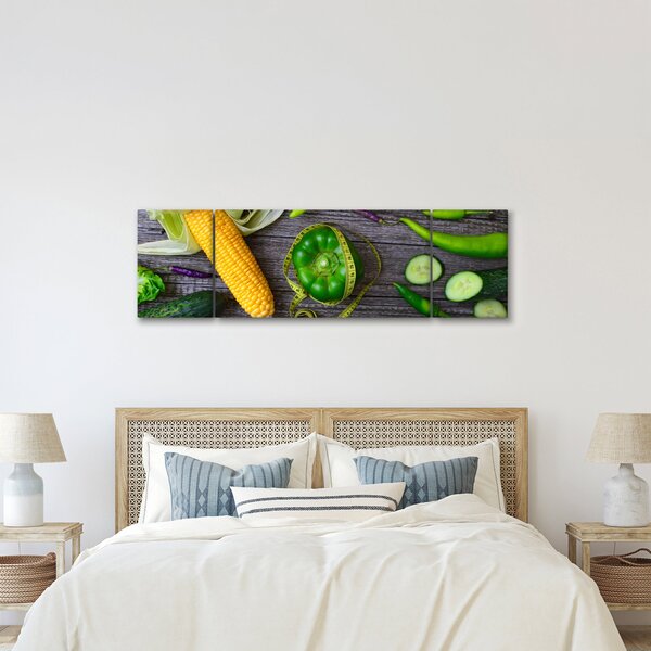 Obraz se zeleninou (170x50 cm)