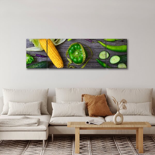 Obraz se zeleninou (170x50 cm)
