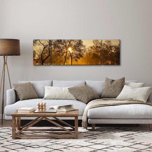 Obraz východu slunce (170x50 cm)