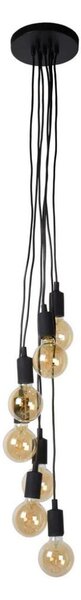 Lucide 08408/07/30 - Lustr na lanku FIX MULTIPLE 7xE27/60W/230V