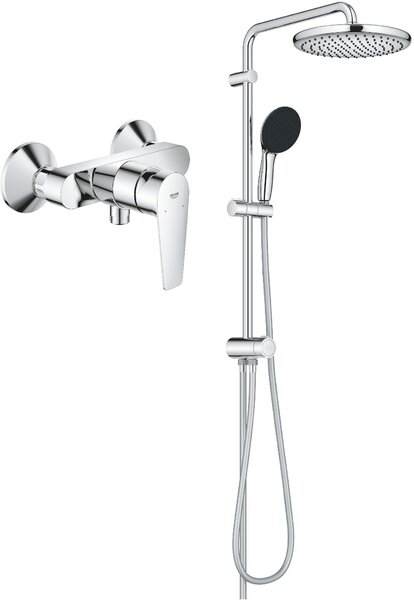 Sada sprchová sada Grohe Vitalio Start System 26680001, sprchová baterie Grohe Start Edge 24197001