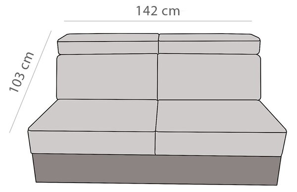 Sedací souprava ULISES L | 179x250 | rozkládací | vysoká kvalita | VÝBĚR TKANIN