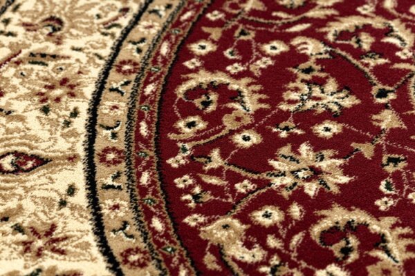 Koberec ROYAL ADR kruh vzor 521 bordo