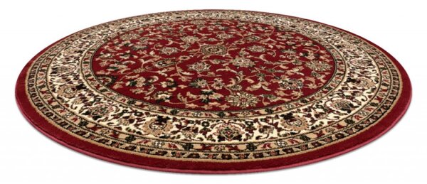 Koberec ROYAL ADR kruh vzor 1745 bordo