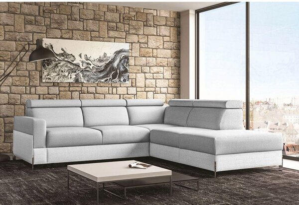 Sedací souprava ULISES L | 259x225 cm | rozkládací + úložný prostor | VÝBĚR TKANIN a NOŽIČEK