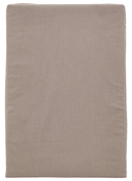 -25 % Dny MOMENTI– Södahl Hnědé bavlněné prostěradlo Calm 90 x 200 cm