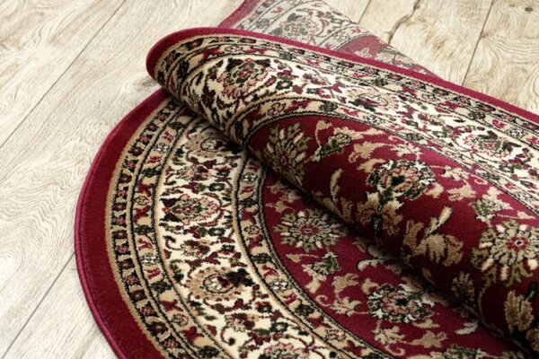 Koberec ROYAL ADR kruh vzor 1745 bordo