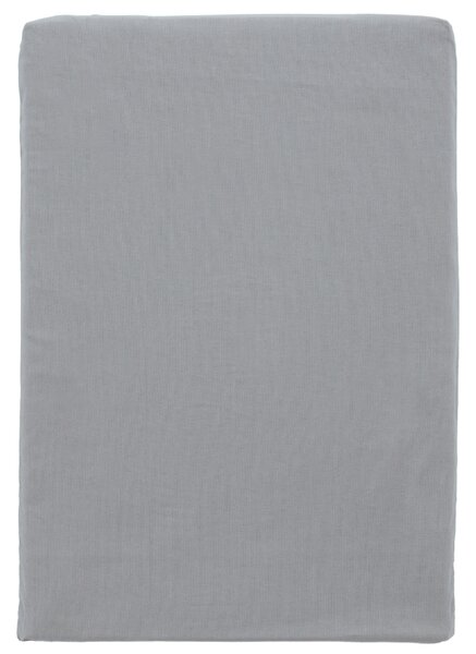 Södahl Šedé bavlněné prostěradlo Calm 90 x 200 cm
