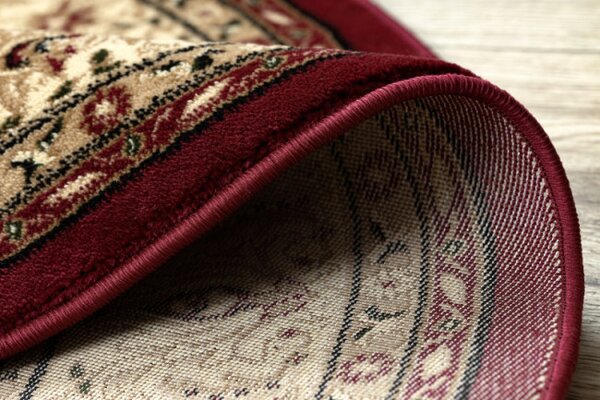 Koberec ROYAL ADR kruh vzor 521 bordo