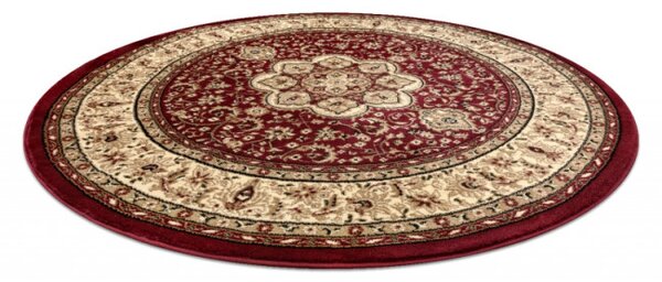 Koberec ROYAL ADR kruh vzor 521 bordo