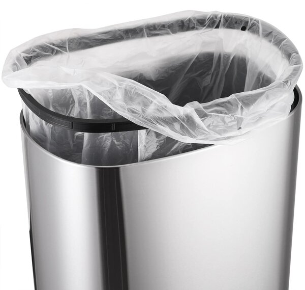 Bezdotykový odpadkový koš 58 l, nerezová ocel 105482