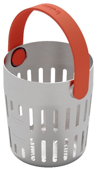 Košík z nerezové oceli CookinPod Pro Trebonn korálová
