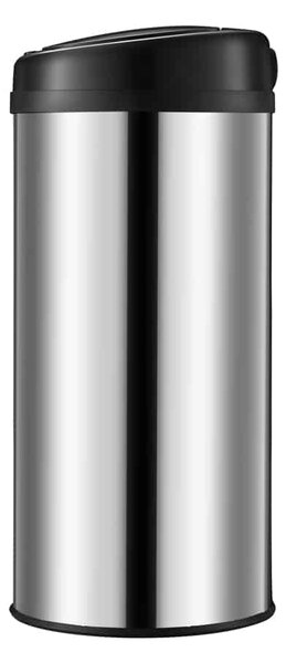 Bezdotykový odpadkový koš 40 l, nerezová ocel 105484