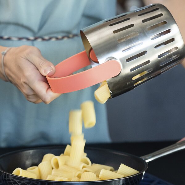 Košík z nerezové oceli CookinPod Pro Trebonn korálová