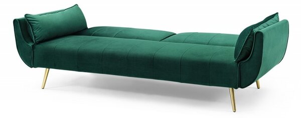Designová smaragdová sedačka Domingo 215cm