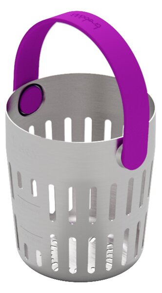 Košík z nerezové oceli CookinPod Pro Trebonn fuchsiová