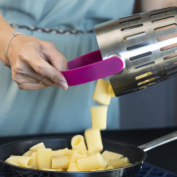 Košík z nerezové oceli CookinPod Pro Trebonn fuchsiová