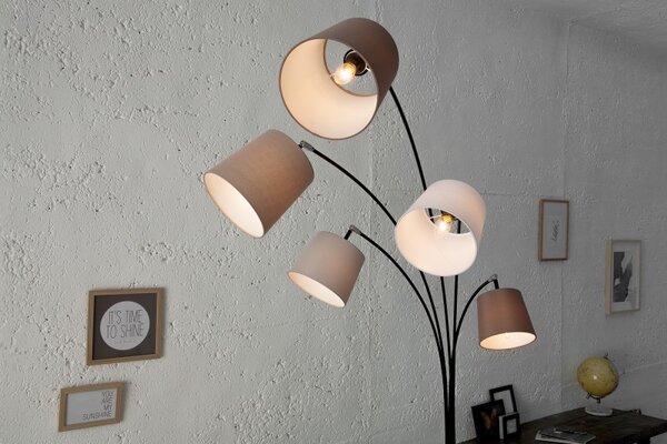 Stylová stojací lampa Levels