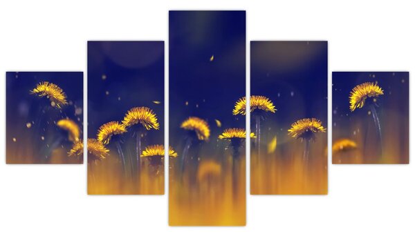 Obraz - Pampelišky (125x70 cm)