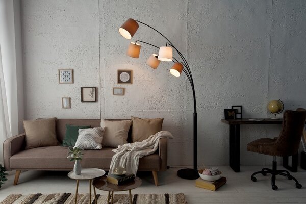 Stylová stojací lampa Levels