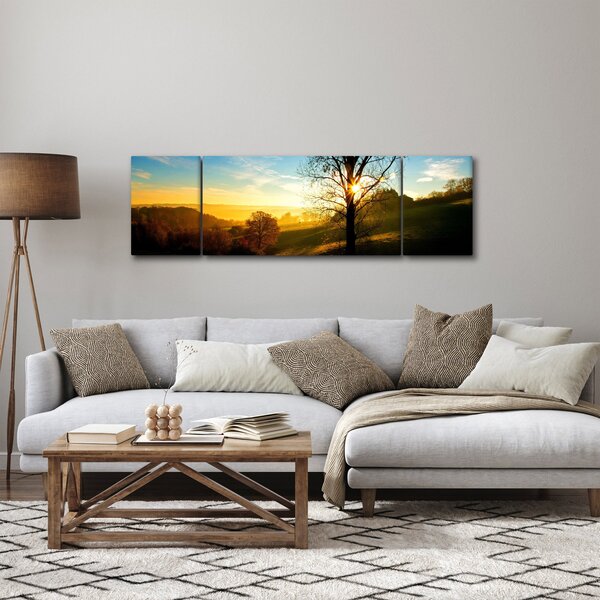 Obraz východu slunce (170x50 cm)