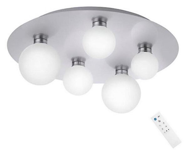 Trio - LED RGB Stmívatelné stropní svítidlo DICAPO 5xLED/3W/230V 3000-5000K + DO