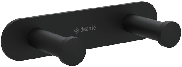 Deante Jasmin, dvojháček na ručníky, černá matná, DEA-ADJ_N12L