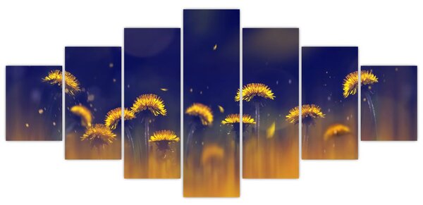 Obraz - Pampelišky (210x100 cm)