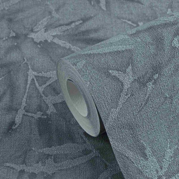 A.S. Création | Vliesová tapeta na zeď History of Art 2 79046-6 | 0,53 x 10,05 m | modrá, metalická, černá