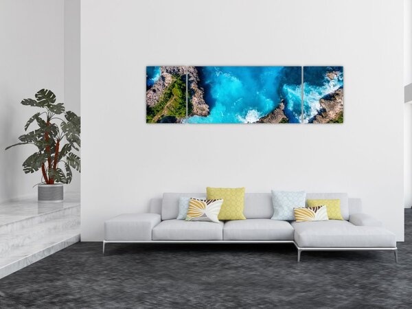 Obraz - Zátoka na Bali (170x50 cm)