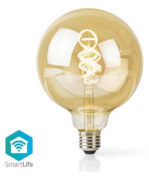 Nedis WIFILRT10G125 - LED Stmívatelná žárovka E27/4,9W/230V Wi-Fi 1800-6500K