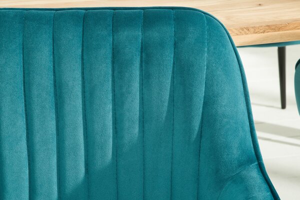 Designová židle Timeless Comfort tyrkysová