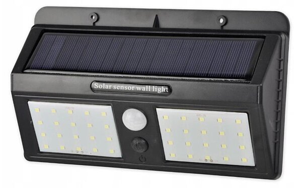 LED Solární nástěnné svítidlo se senzorem LED/1,2W/3,7V 1200 mAh IP44